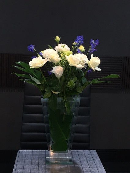 11月の白い花束